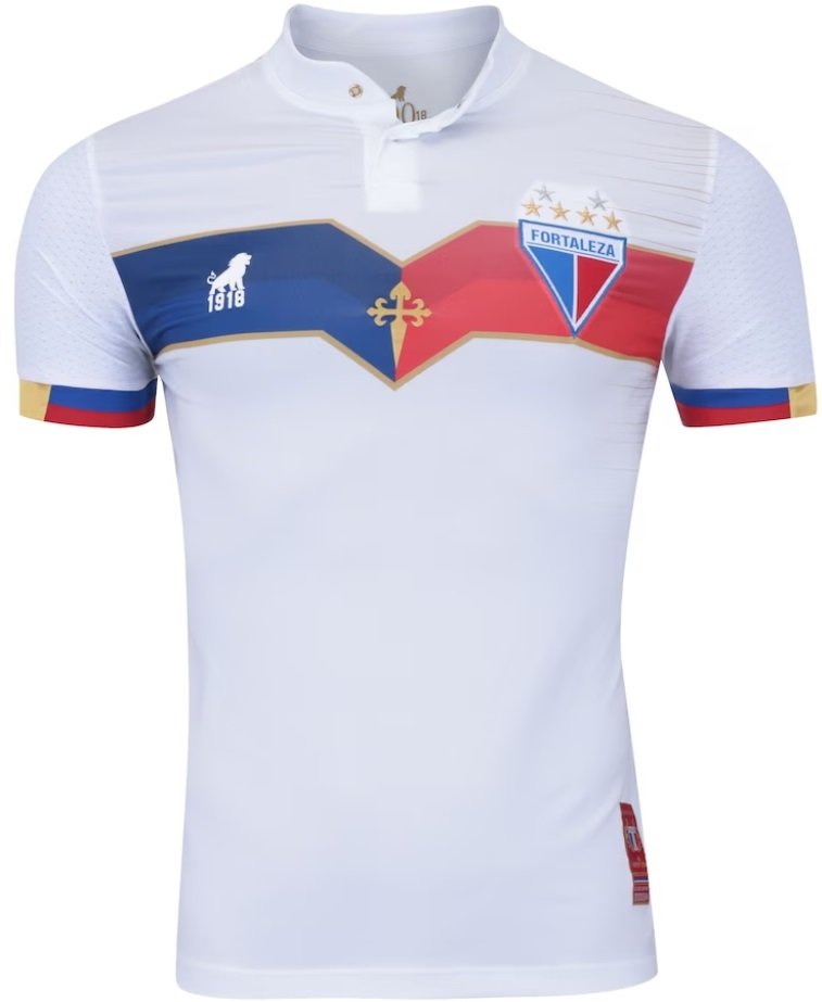 Camisa Fortaleza 2023 2024 Leão 1918 oficial Centenario 